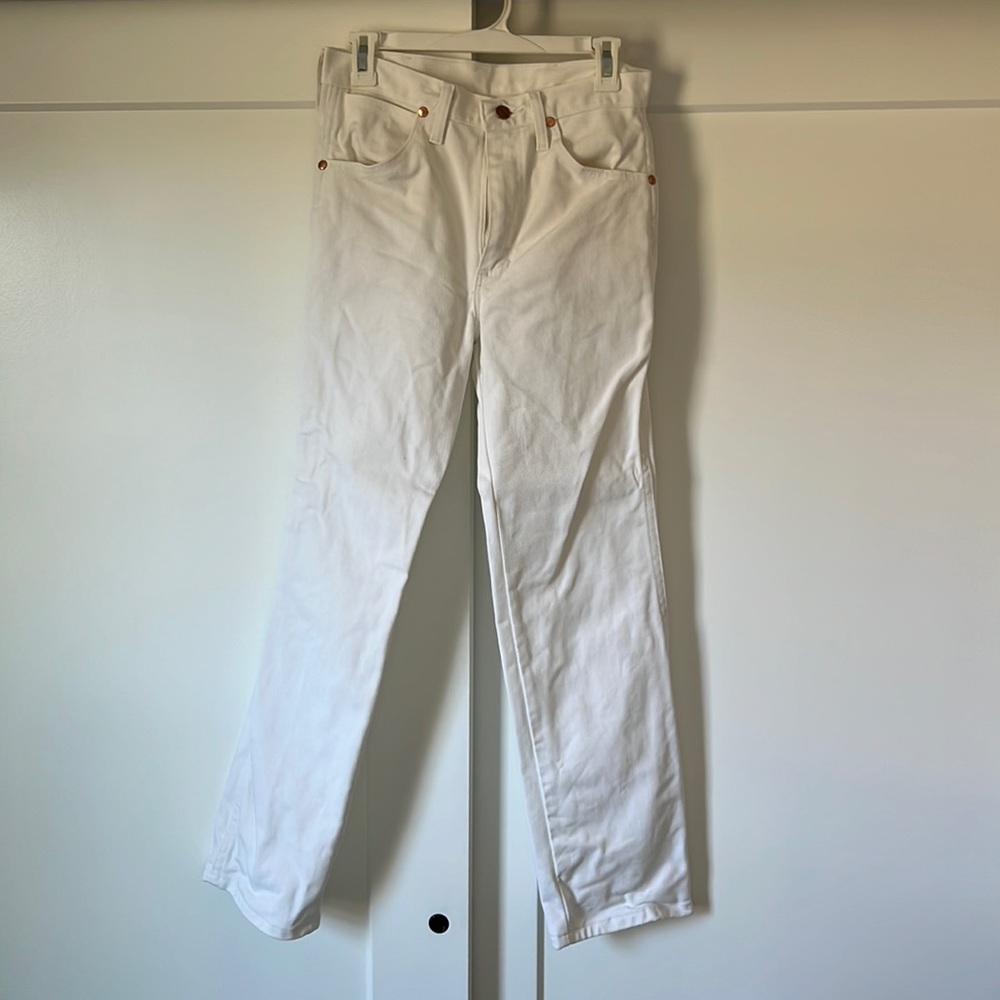 Wrangler White Denim Jeans